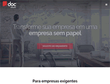 Tablet Screenshot of docsolucoes.com.br